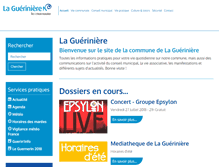 Tablet Screenshot of la-gueriniere.fr